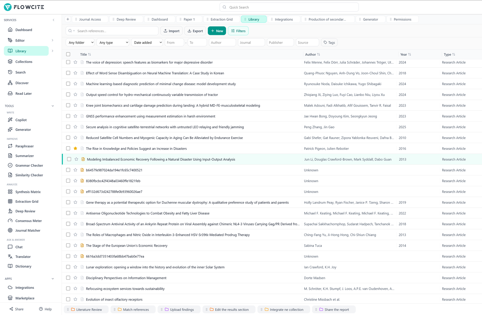 Flowcite library