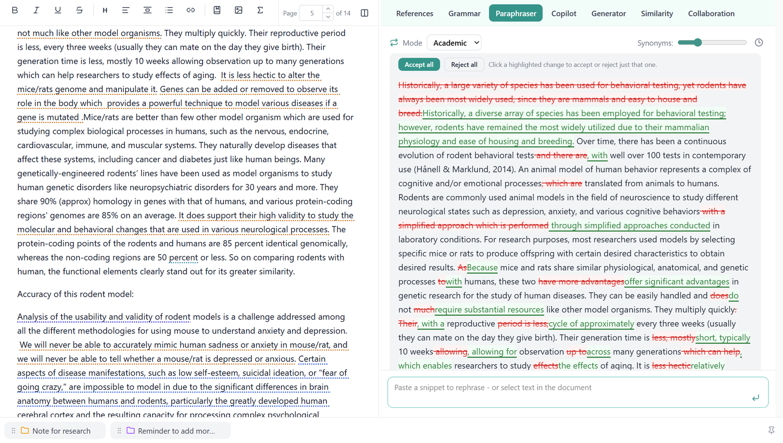 Collaborative Editor Interface