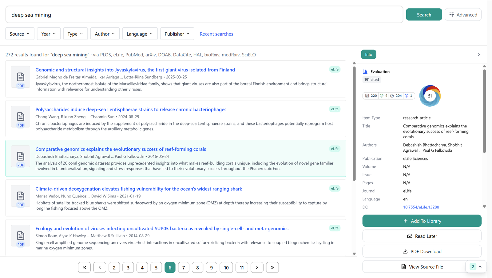 Flowcite search